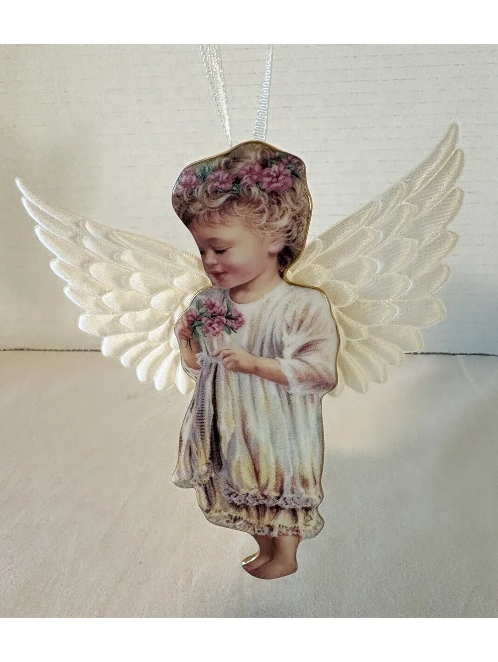 The Bradford Exchange “Garden Miracle” 3D Angel LL 5743 Heaven’s Little Angels